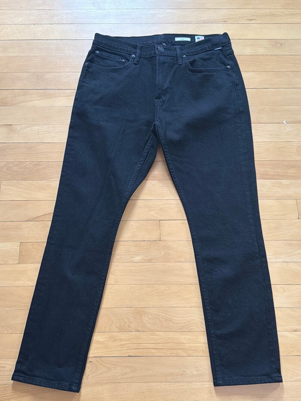 NOEND DENIM Size 33 High Rise Skinny Jeans in Black - Premium Stretch